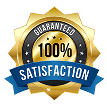 Guaranteed 100% Satisfaction seal