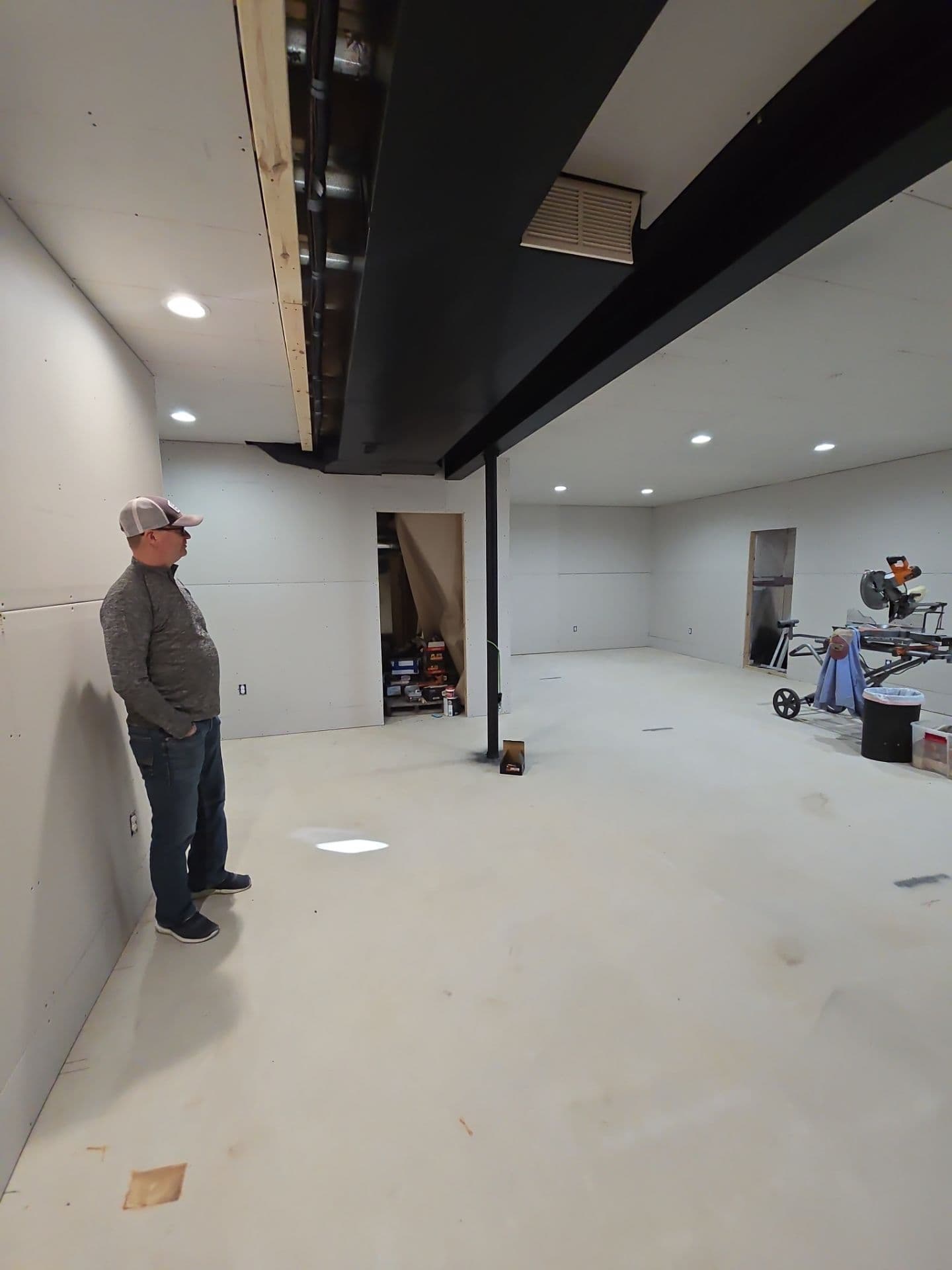 New drywall installation in Valparaiso, Indiana